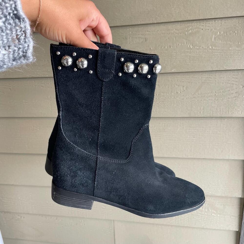 Y2K Michael Kors Suede Studded Ankle Boots Boho Coastal Cowgirl Fairy | Size 7